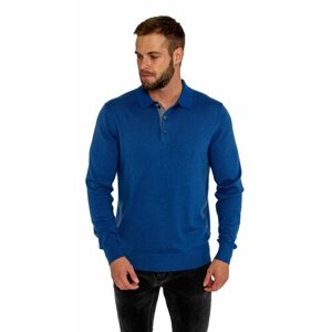 Пуловер , размер L, голубой