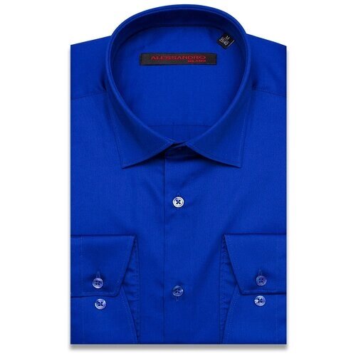 Рубашка alessandro milano, размер (52) XL, синий