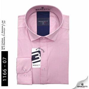 Рубашка BARCOTTI, размер 5XL (66), розовый