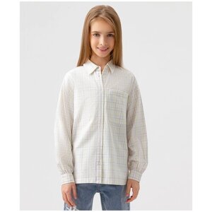 Рубашка Button Blue, размер 158, белый