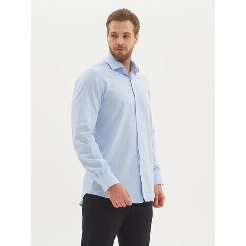 Рубашка Dave Raball, размер 49 182-188, голубой