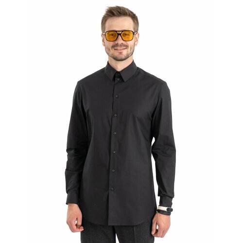 Рубашка ЭНСО, размер 58, черный