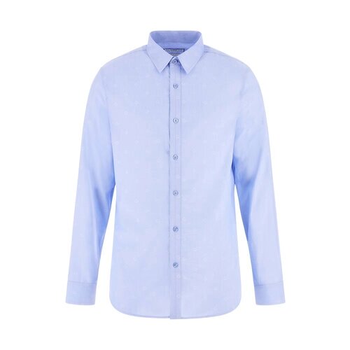 Рубашка GUESS, размер XL, голубой