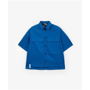 Рубашка Gulliver, размер 140, синий