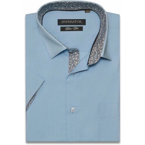 Рубашка Imperator, размер 44/XS/170-178/38 ворот, голубой