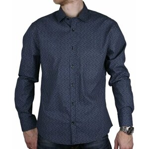 Рубашка Maestro, размер 46/M/178-186/40 ворот, синий