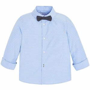 Рубашка Mayoral, размер 104, голубой