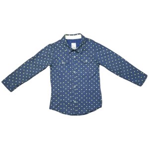 Рубашка timo, размер 98, синий