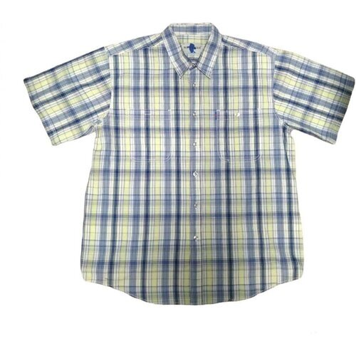 Рубашка WEST RIDER, размер 50, зеленый, голубой