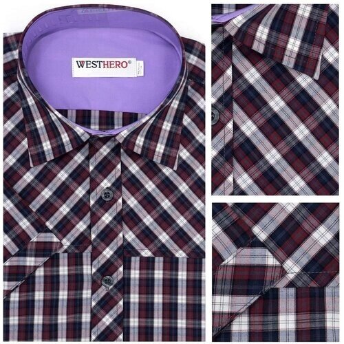Рубашка Westhero, размер 39, мультиколор