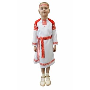 Русский народный костюм для девочки Покосная рубаха