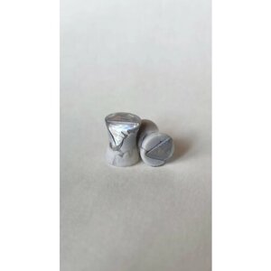 Серьги XEENNIX Тоннели Плаги, размер/диаметр 8 мм, белый, серебряный