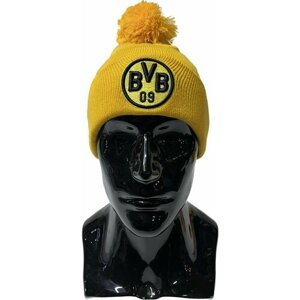 Шапка бини Боруссия дортмунд Шапка футбольного клуба BORUSSIA DORTMUND, размер one size, желтый