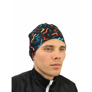 Шапка EASY SKI Спортивная шапка, размер L, синий, черный
