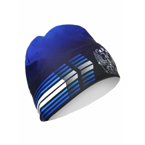Шапка EASY SKI Спортивная шапка, размер M, белый, синий