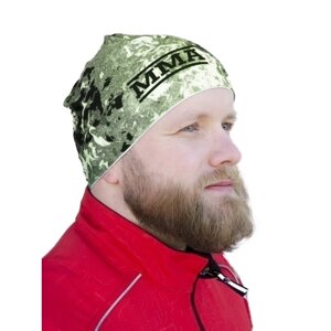 Шапка EASY SKI Спортивная шапка, размер XL, зеленый, черный