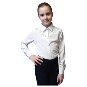 Школьная блуза Альянс-Униформ, размер 32, белый