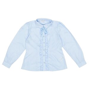 Школьная блуза Белый Слон, размер 158, голубой