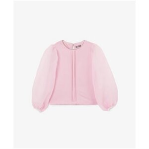 Школьная блуза Gulliver, размер 134, розовый