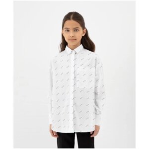 Школьная блуза Gulliver, размер 170, белый
