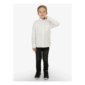 Школьная рубашка YANTARO, размер 116, белый