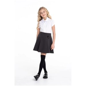 Школьная юбка Инфанта, мини, размер 152-72, серый