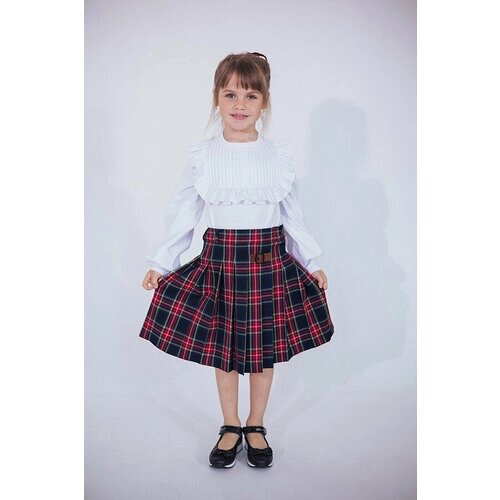 Школьная юбка Leya. me, размер 152, красный