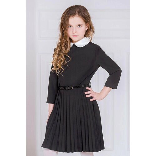 Школьное платье Инфанта, размер 140/68, черный