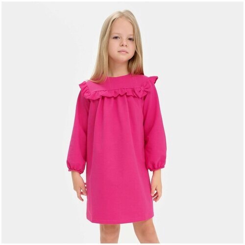 Школьное платье Kaftan, размер 32, фуксия, розовый