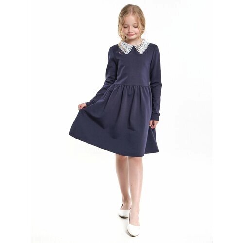 Школьное платье Mini Maxi, размер 146, синий