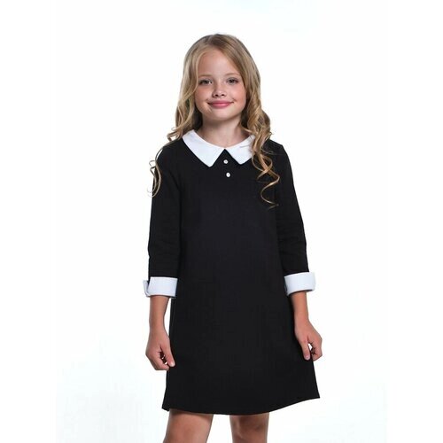 Школьное платье Mini Maxi, размер 152, черный