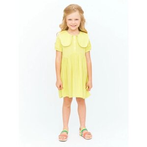 Школьное платье Prime Baby, размер 104-110, желтый