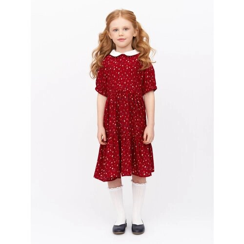 Школьное платье Prime Baby, размер 116-122, красный