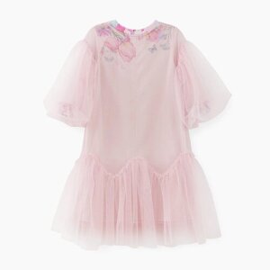 Школьное платье, размер 110, розовый