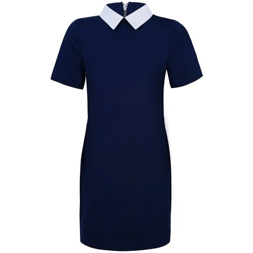 Школьное платье Sherysheff, размер 140, синий