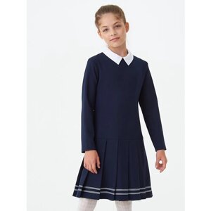 Школьное платье SMENA, размер 140/68, синий