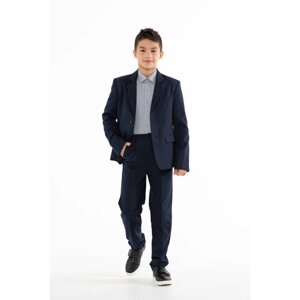 Школьный пиджак Инфанта, размер 140/72, синий
