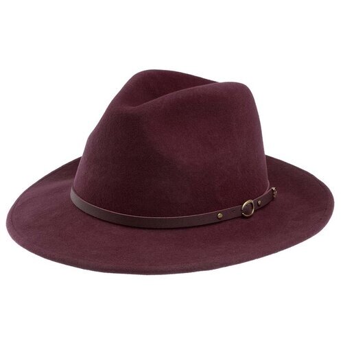 Шляпа Christys, размер 57, бордовый