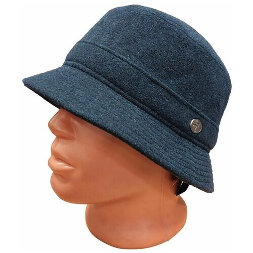Шляпа fredrikson, размер 56, синий