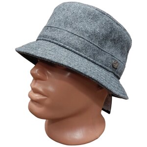 Шляпа fredrikson, размер 58, серый