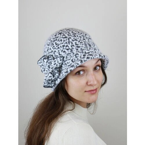 Шляпа Lady Bird Шляпа, размер 56/58, белый, серый