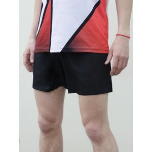 Шорты EASY SKI Спортивные мужские шорты черные, размер 46, черный