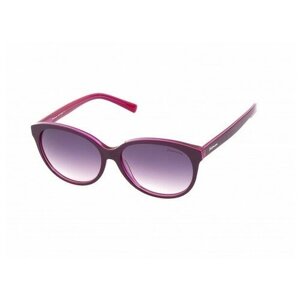Солнцезащитные очки Ana Hickmann, кошачий глаз, градиентные, для женщин, фиолетовый