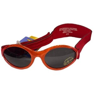 Солнцезащитные очки Baby Banz, овальные, со 100% защитой от УФ-лучей, красный