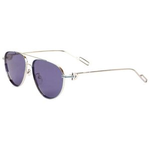 Солнцезащитные очки Boshi, авиаторы, оправа: металл, для женщин, серебряный