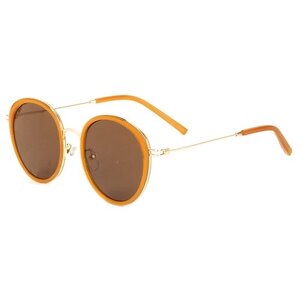 Солнцезащитные очки Boshi, панто, оправа: пластик, для женщин, золотой