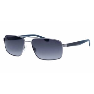 Солнцезащитные очки BOSS, оправа: металл, градиентные, с защитой от УФ, для мужчин, серый