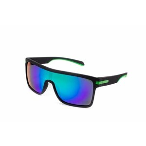Солнцезащитные очки BRENDA, с защитой от УФ, поляризационные, зеркальные, зеленый