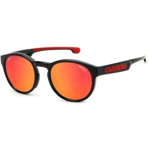 Солнцезащитные очки CARRERA, панто, оправа: пластик, черный