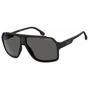 Солнцезащитные очки CARRERA, прямоугольные, оправа: пластик, спортивные, поляризационные, для мужчин, черный